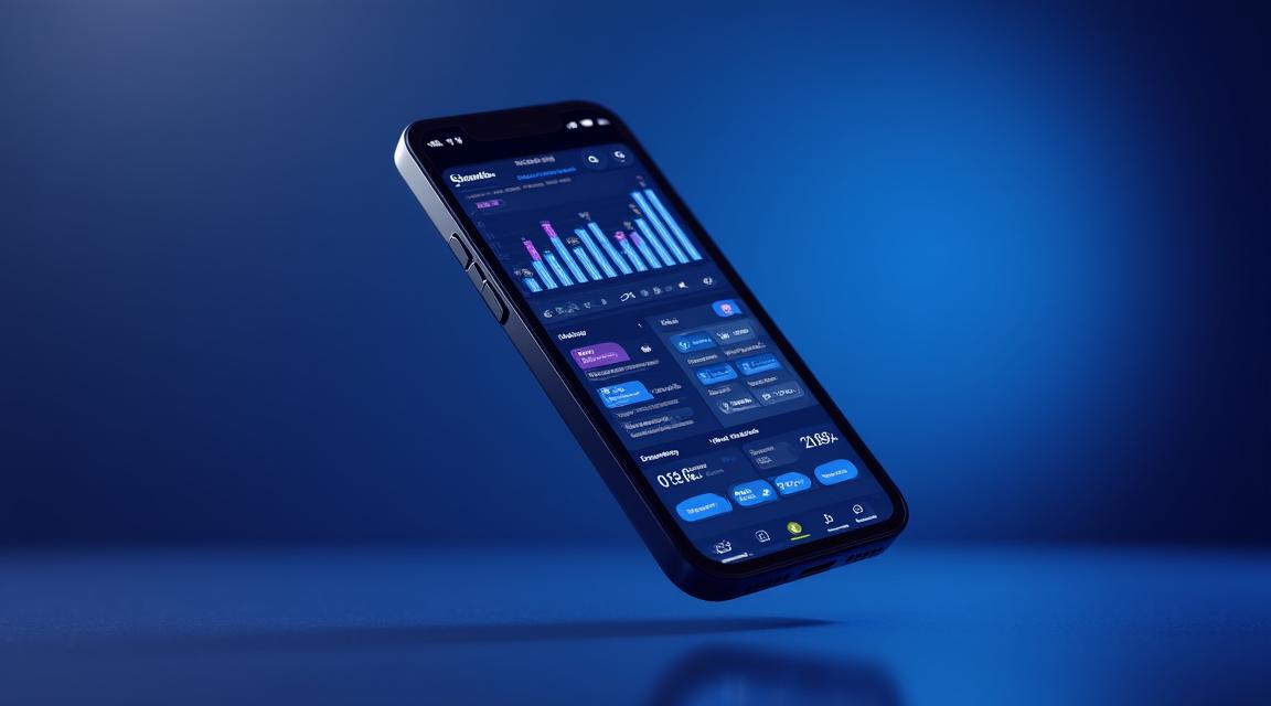 Brutalistyczny interfejs aplikacji mobilnej klasy enterprise